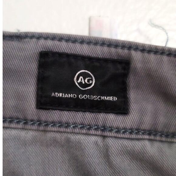 AG Adriano Goldschmied The Marshall Slim Trousers Gray 38x34 NEW FLAWED - Picture 3 of 12